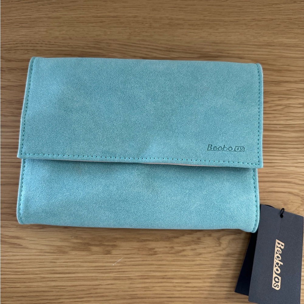 Becko Elegant Blue Jewelry Clutch - NWT